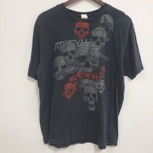 The Core Mens Atreyu Graphic Band T Shirt Size‎ L Grunge Skulls Rock Music Y2K